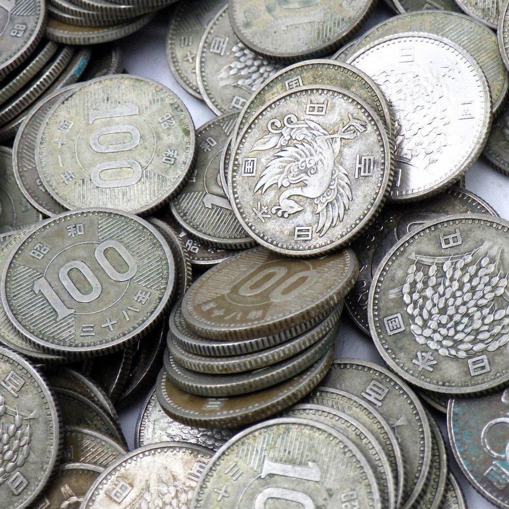 稲穂・鳳凰・東京オリンピック 100円銀貨まとめ 総重量:約1904g 硬貨 古銭 昭和 y98-2545168【Y商品】_画像3