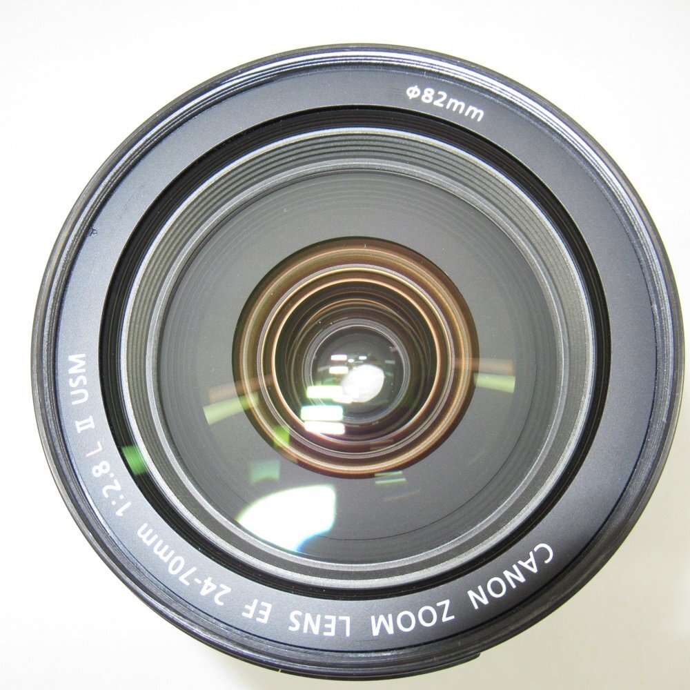 1 jpy ~ Canon Canon EF 24-70mm 2.8 L II USM * operation not yet verification present condition goods box attaching lens 272-2526628[O commodity ]