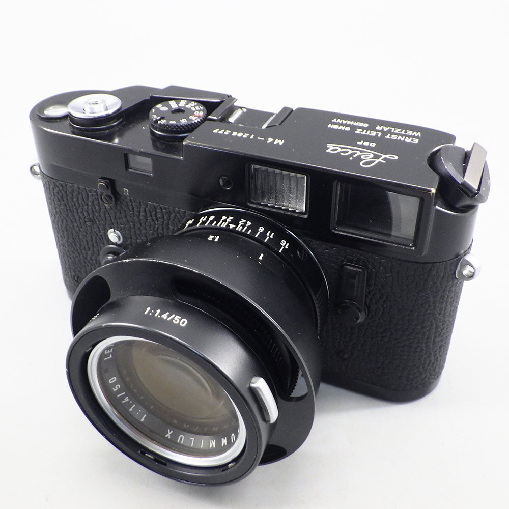 1円～ Leica ライカ M4 1941年製 ブラック SUMMILUX 1:1.4/50 ※動作未確認 現状品 カメラ 258-2557716【O商品】の画像2