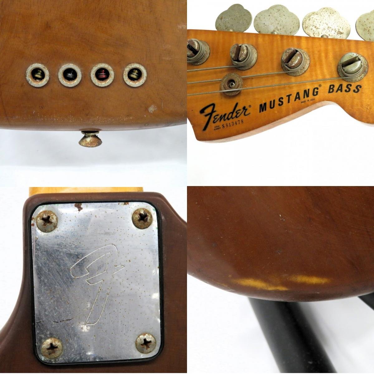 1円～ Fender フェンダー MUSTANG BASS ベース 音出し確認済 現状品 y48-2541261【Y商品】_画像8