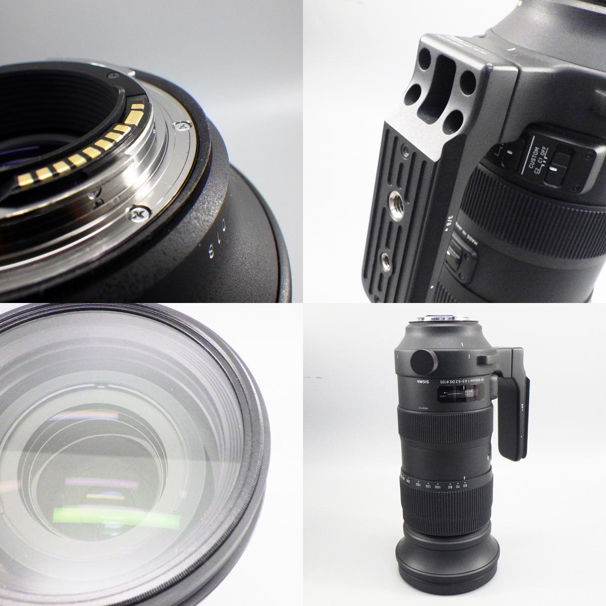 1 jpy ~ SIGMA Sigma 60-600mm F4.5-6.3 DG Canon for * operation not yet verification present condition goods lens 146-2561168[O commodity ]