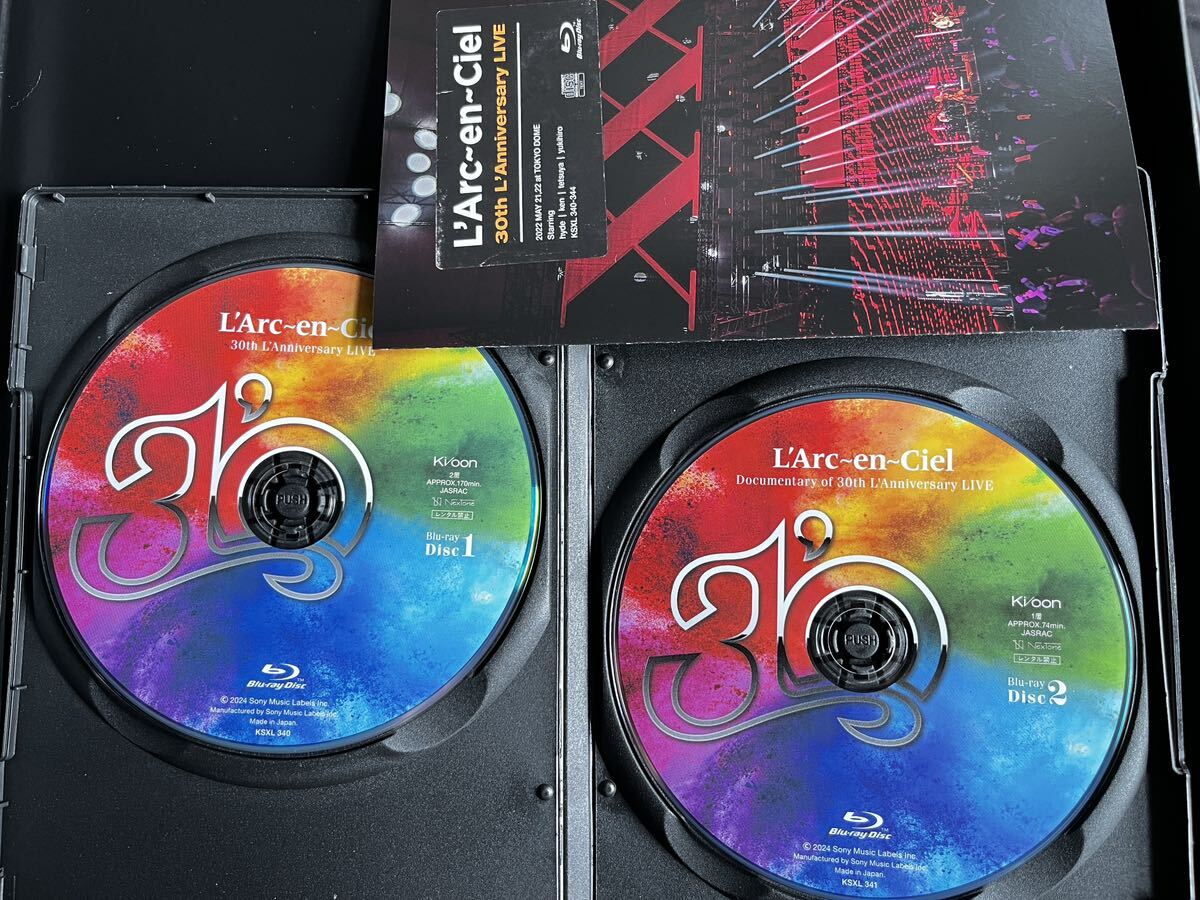 # совершенно производство ограничение запись 2 Blu-ray# L\'Arc~en~Ciel 30th L\'Anniversary Disc1(LIVE)+Disc2( документальный ) L'Arc-en-Ciel HYDE Blue-ray 