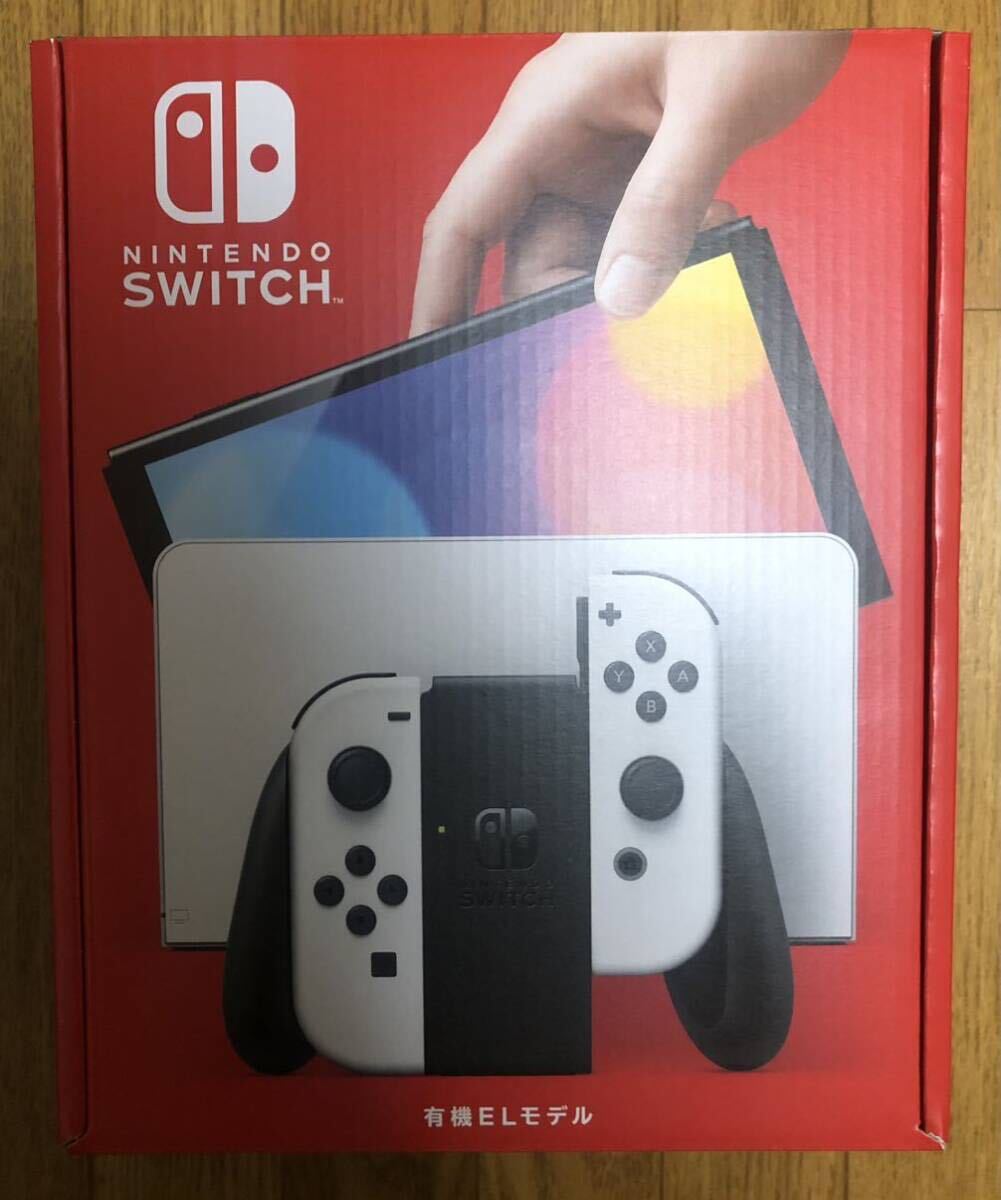 新品未開封　Nintendo Switch(有機ELモデル) Joy-Con(L)/(R) ホワイト　ニンテンドースイッチ　本体　送料無料_画像1