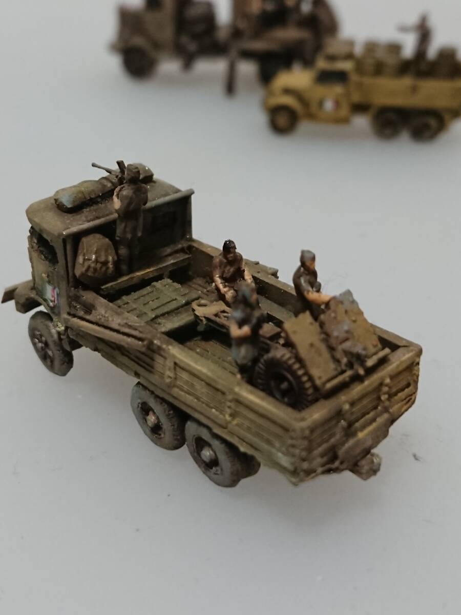 1/144完成品　ランチア3Ro対空砲＆M40セモベンテ＆M13カーロアルマート＆TL-37野戦車＆フィアット626＆タトラT「砂漠のイタリア軍3」_画像6