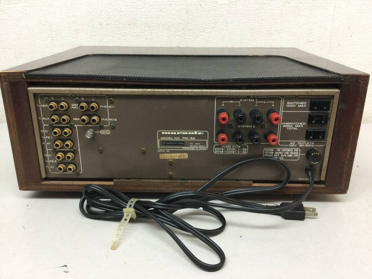 Yahoo!オークション - marantz マランツ PM-6A プリメインアンプ Yahoo!オークション - marantz マランツ PM-6A プリメインアンプ