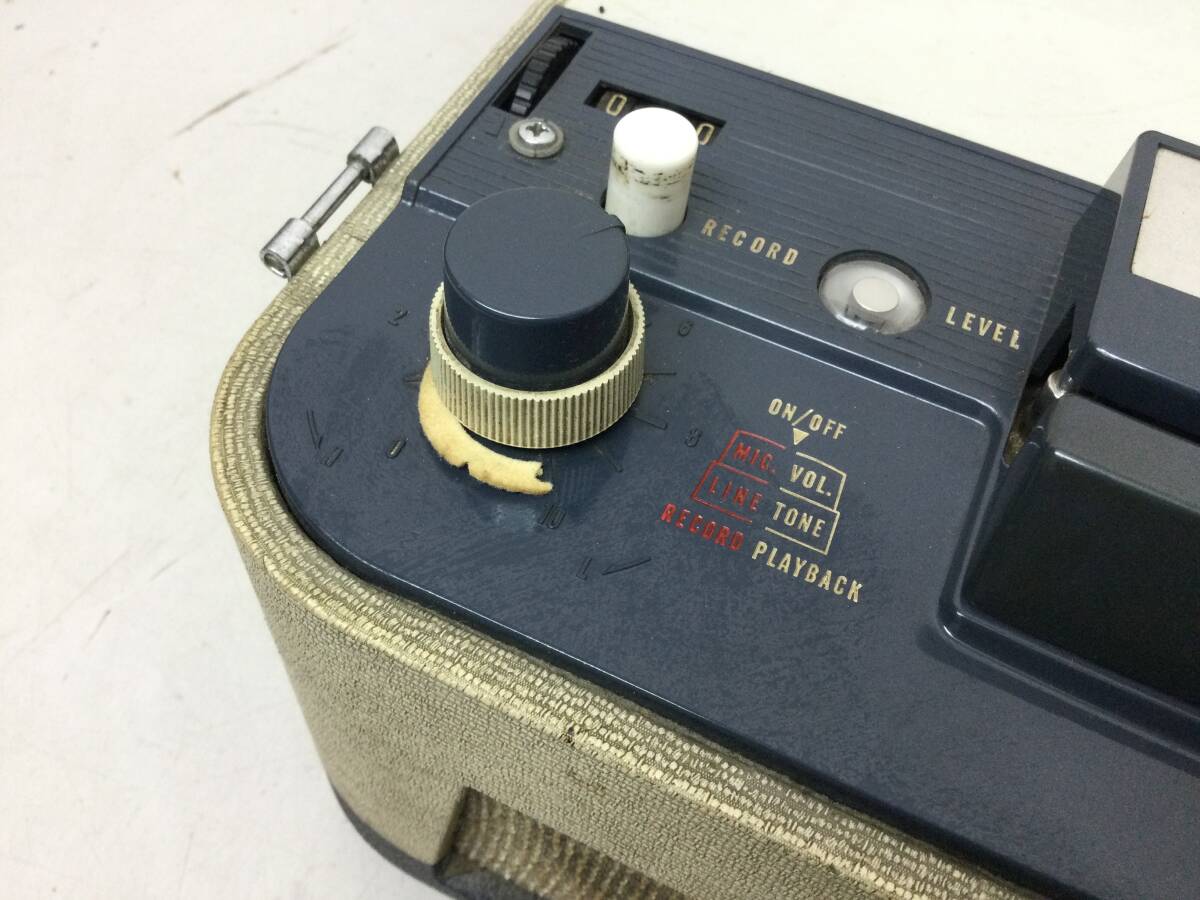 SONY ソニー オープンリール テープレコーダー TC-102 昭和レトロ ACアダプター欠品の画像2