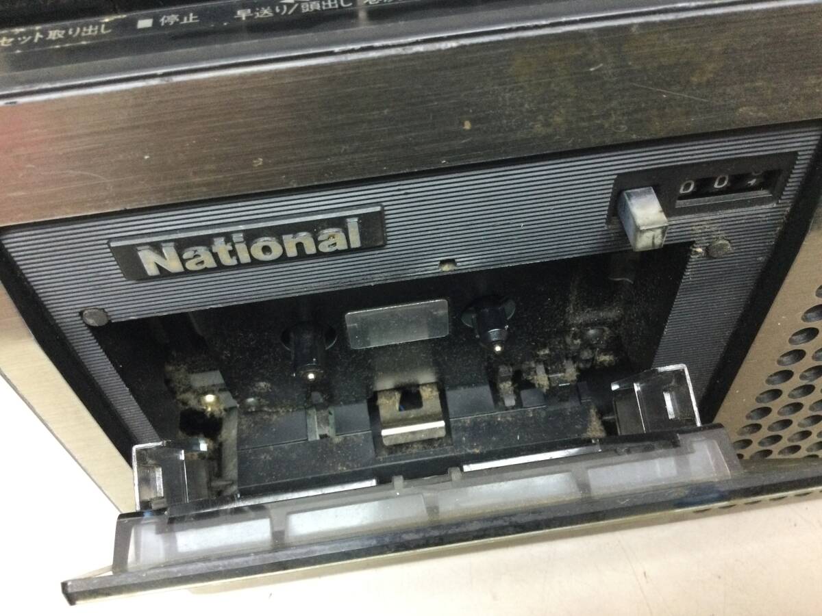 National ナショナル ラジオカセットレコーダー RQ-535 昭和レトロ_画像4