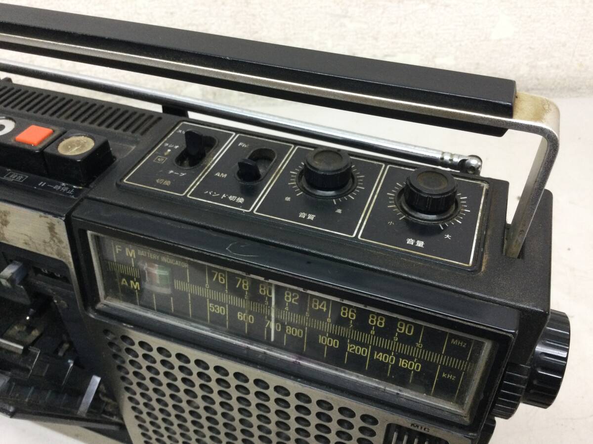 National ナショナル ラジオカセットレコーダー RQ-535 昭和レトロ_画像6