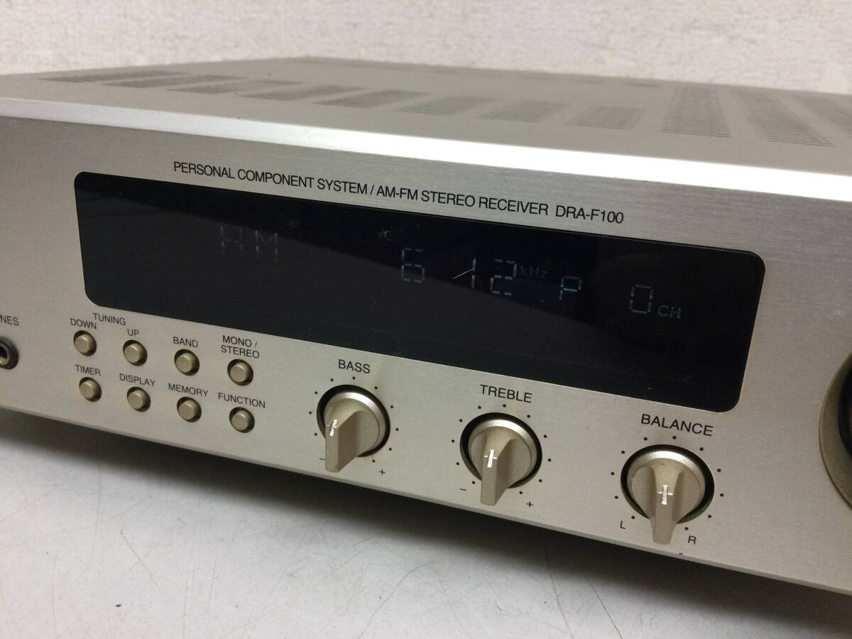 DENON デノン DRA-F100 チューナー アンプ_画像3