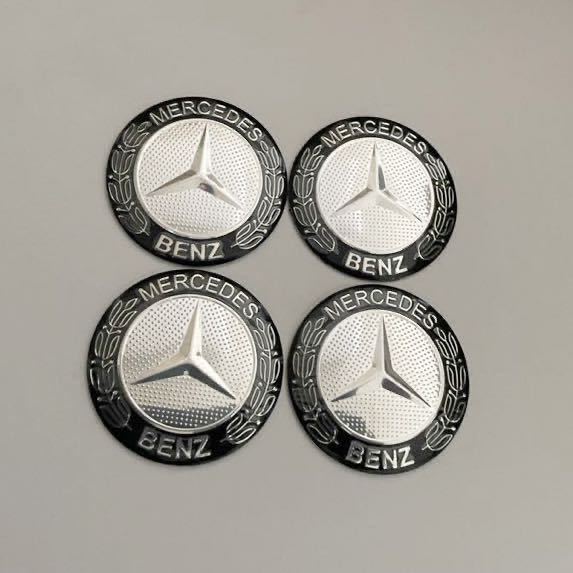 メルセデスベンツ Mercedes-Benz ホイールセンターキャップ ステッカーホイールセンターキャップシール 56mm！！_画像2