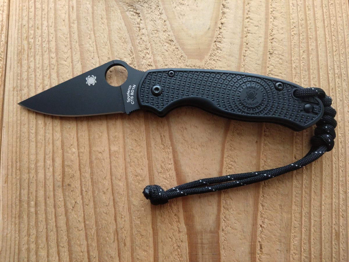 Spyderco スパイダルコ パラ3 PARA3 オールブラック【未使用】