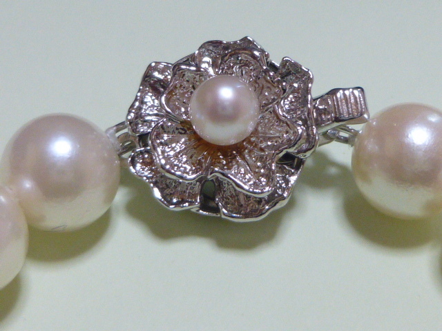 ★アコヤ真珠のネックレス　９ｍｍ玉マキの製品★_画像3