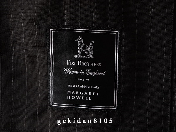 MARGARET HOWELL × FOX BROTHERS マーガレットハウエル 2022 MARGARET HOWELL × FOX BROTHERS マーガレットハウエル 2022