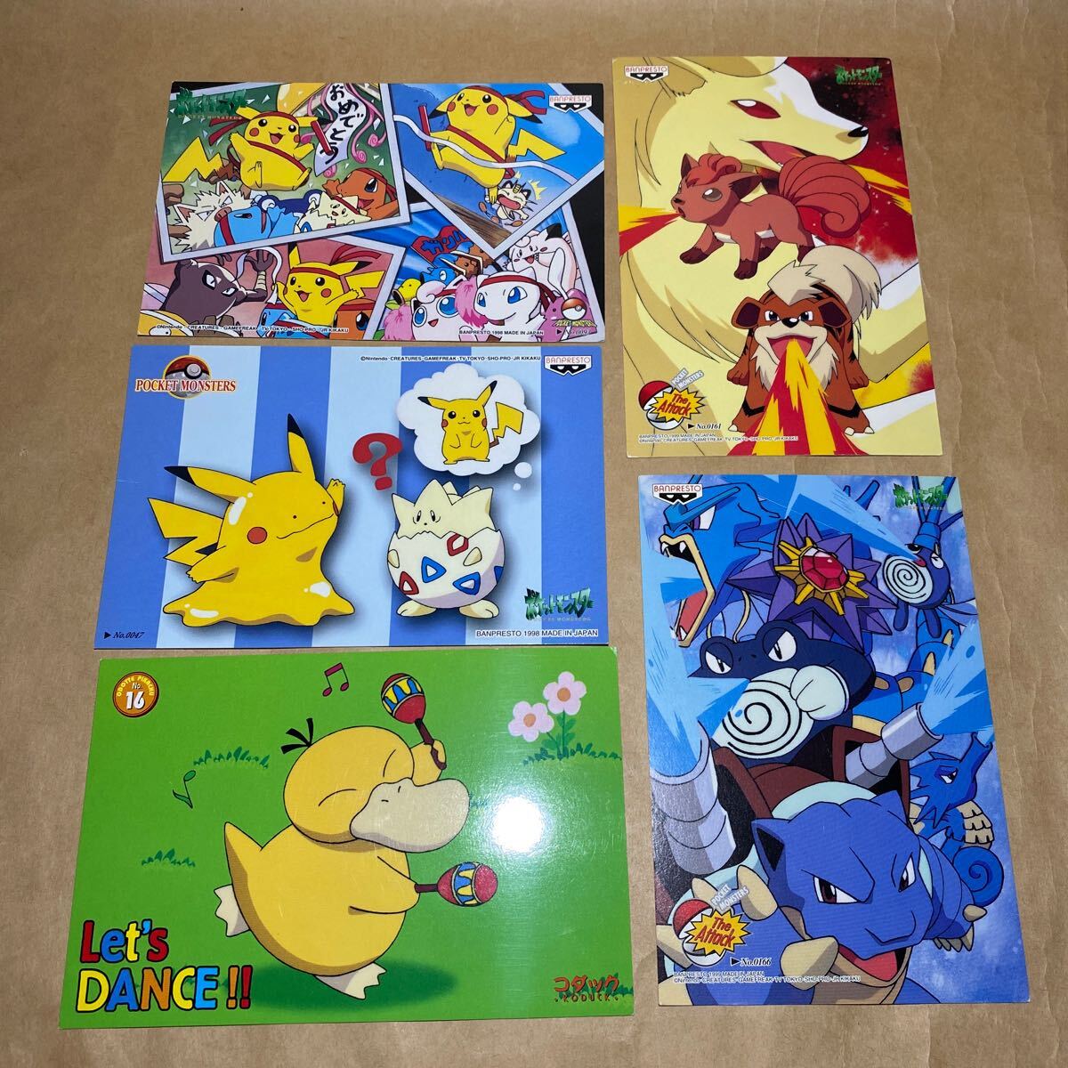 ポケモン バンプレスト ポストカード アニメ版 pokemon postcard ポケモン バンプレスト ポストカード アニメ版 pokemon postcard