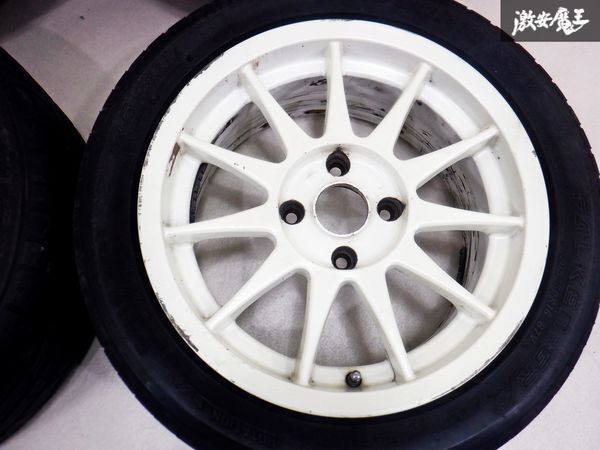 【 希少!! 】 HARTGE ハルトゲ 16インチ 7J +25 PCD 114.3 4H タイヤホイール 4本S13 シルビア 180SX A31 セフィーロ C33 ローレル 棚37C_画像3