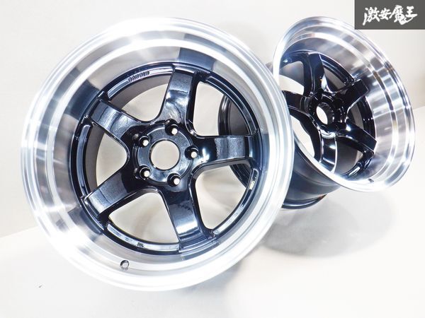  unused outlet CLEAVE RACING ST012 18 -inch 10.5J +15 PCD114.3 5H 5 hole wheel single unit 2 ps Silvia Skyline shelves 45