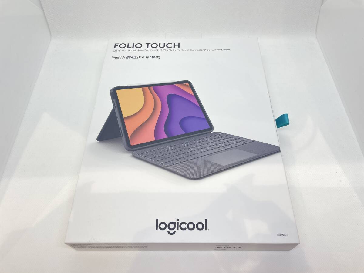 ★【未使用】Logicool ロジクール iK1094 キーボードケース（トラックパッド） FULIO TOUCH iPad Air（第4世代・第5世代）即決あり!_画像1