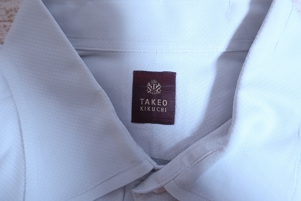 2-7234A/ Takeo Kikuchi long sleeve dress shirt TAKEO KIKUCHI postage 200 jpy 