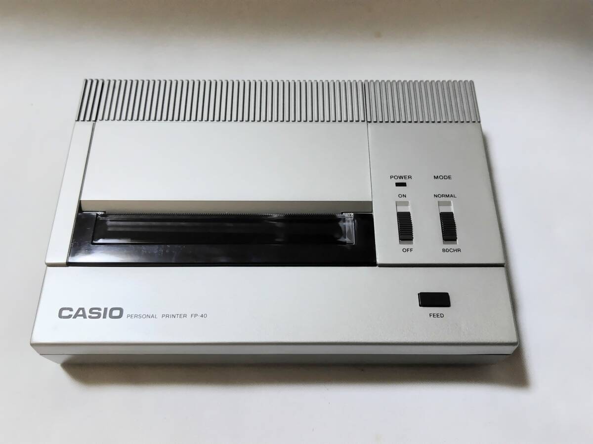 CASIO FP-40 ポケットコンピューター用プリンタ ジャンク品の画像1