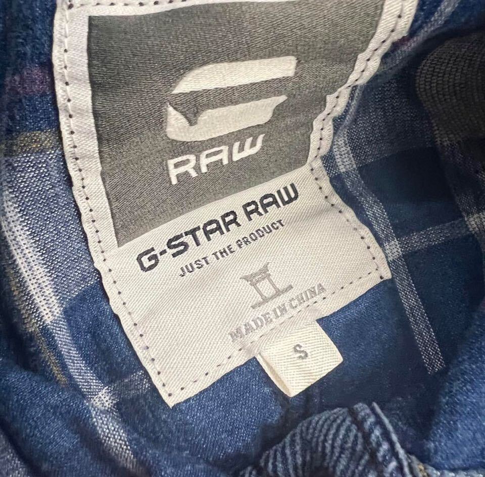  GSTAR RAW ジースターロウ　チェックシャツ　ヘビーウエイト_画像4