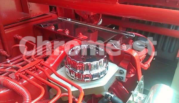 HINO 17レンジャー＆レンプロ＆テラヴィ共通 メッキ製 ブレーキタンクキャップの画像1