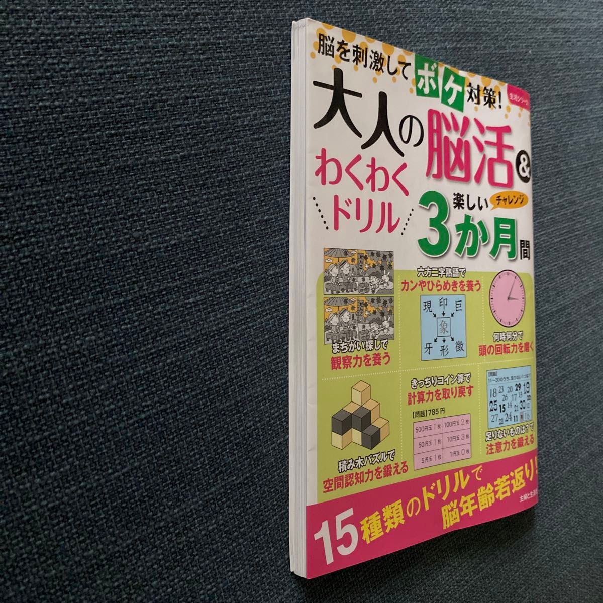 大人の脳活&わくわくドリル楽しい3か月間 脳を刺激してボケ対策!