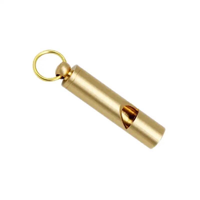 Медный свист EDC Self -Defense Excene Emergency Whistle Survival Outdoor Liking Camp Outdoor