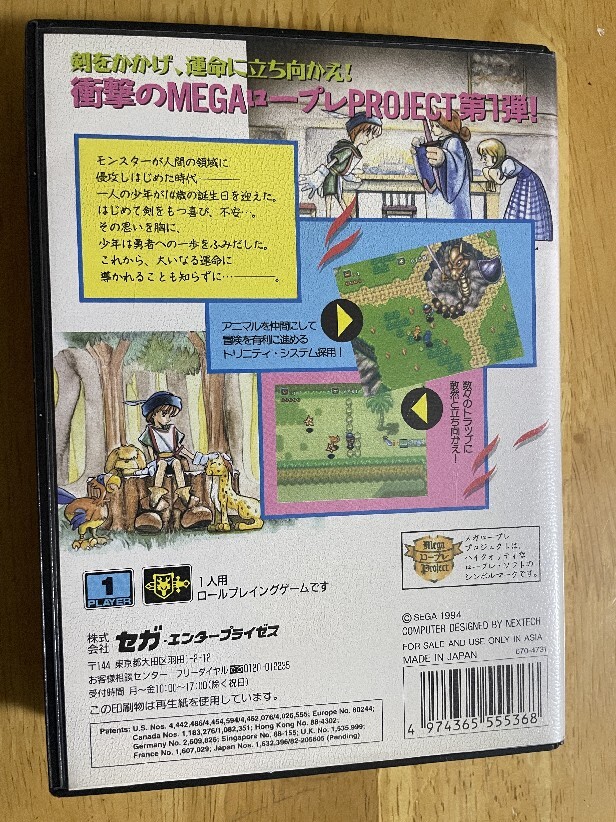 レアMD 新創世記ラグナセンティ メガドライブ MEGADRIVE セガ SEGAの画像2