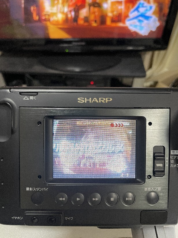 ダビング用★SHARP液晶ビューカム VL-EL300 Video8ビデオカメラの画像3