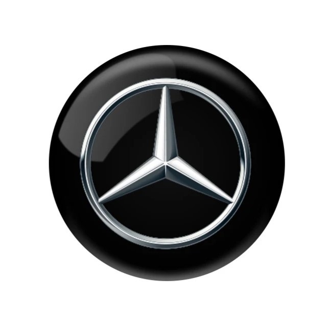 Mercedes Benz メルセデスベンツ 3D クリスタルエンブレム 14mm 鍵穴マーク 鍵穴隠し キーレス PETRONAS ペトロナス kh_画像2