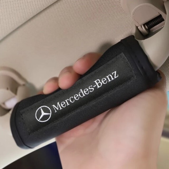 2 шт. комплект Mercedes Benz Mercedes Benz AMG обтягивающий вспомогательный поручень ka bar roof оплетка руля чёрный черный e PETRONAS