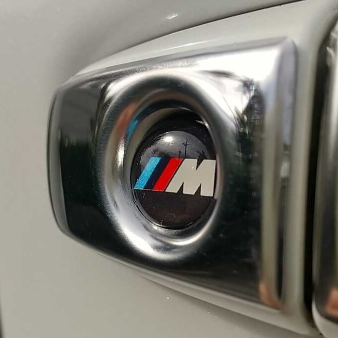 BMW Mスポーツ BMW ビーエムダブリュー 3Dクリスタルエンブレム 14mm 鍵穴マーク 鍵穴隠し キーレスの画像6
