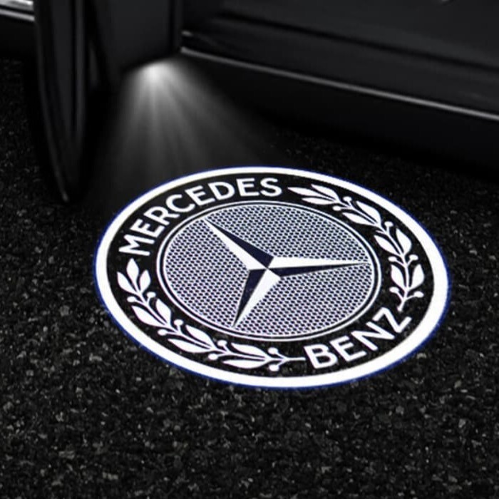 Mercedes Benz メルセデスベンツ Wheat Ears LED カーテシランプ ドア ウェルカムライト W176 W177 W205 W212 W213 X166 X253 C253 X156 ad_画像1