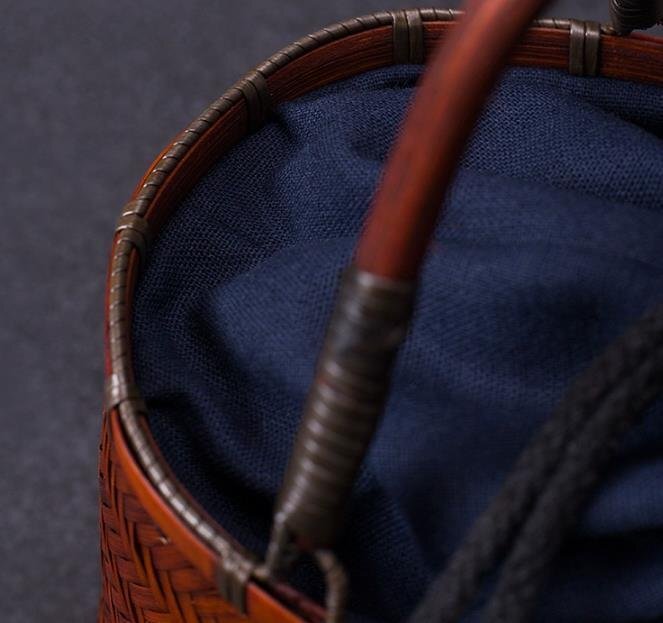 新入荷★手作りの竹編みバッグ、ハンドバッグ織バッグ、竹バスケットバッグ_画像8