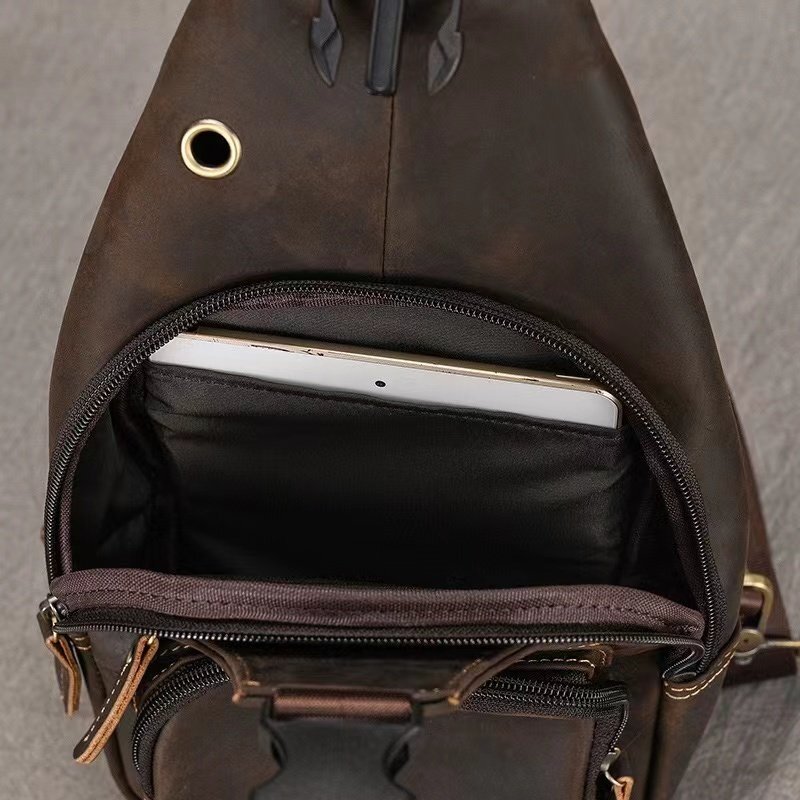  beautiful goods * men's body bag diagonal .. shoulder bag iPadmini correspondence stylish cow leather original leather shoulder .. messenger bag 