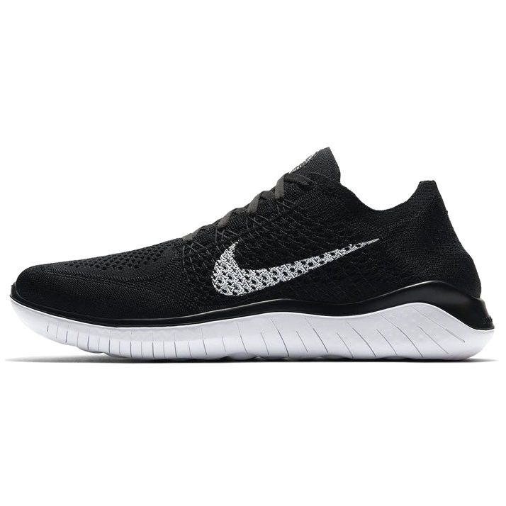 ■ナイキ ウィメンズ フリーラン フライニット 2018 ブラック/ホワイト 新品 24.0cm US7 NIKE WMNS FREE RUN FLYKNIT 2018 FREE RN _画像3