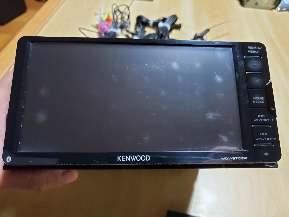 KENWOOD ケンウッド MDV-S706W フルセグ DVD CD SD Bluetooth メモリーナビ 2019年製_画像4