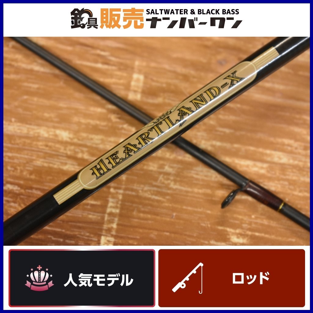 【人気モデル★】ダイワ ハートランド X HL-X 602 MRB-S DAIWA HEARTLAND 2ピース ベイトロッド ブラックバス 釣り 等に（KKM_O1）の画像1