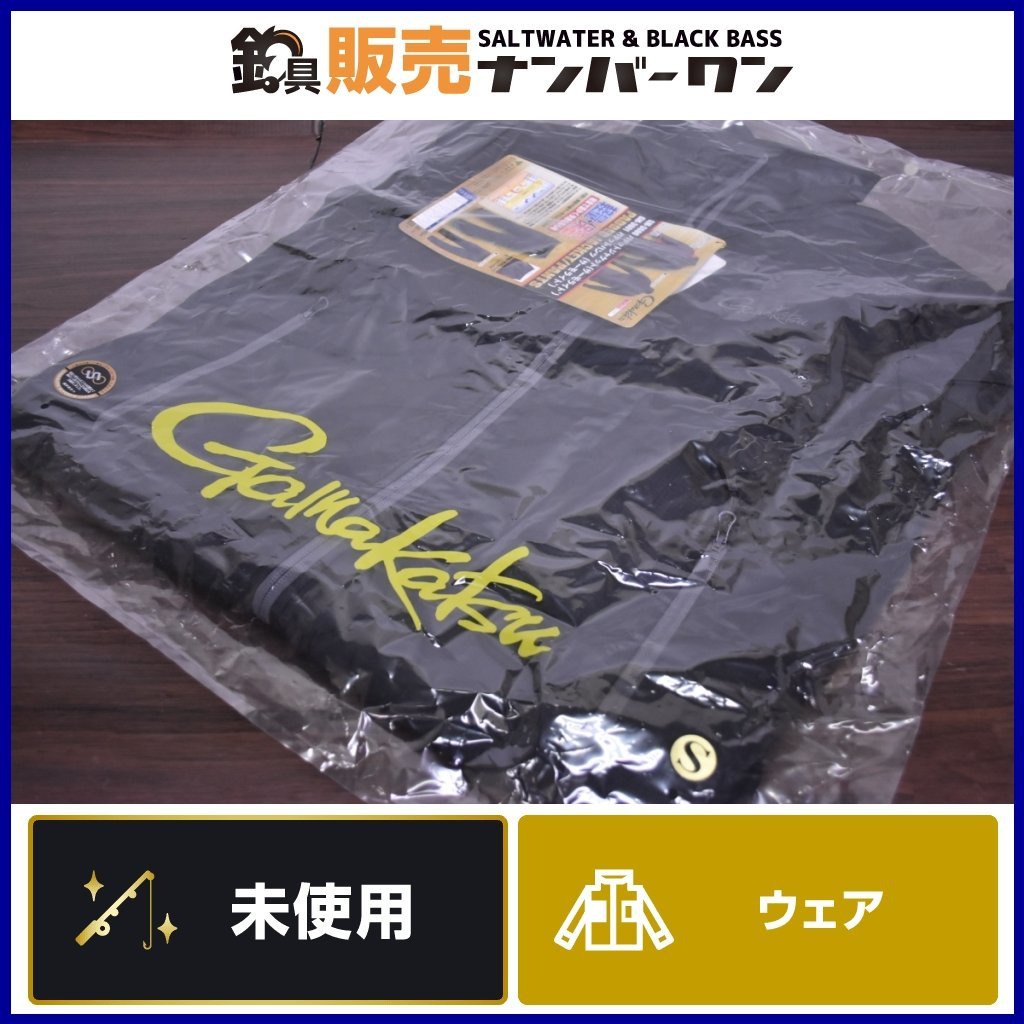 【新品未使用☆1】がまかつ パデットジャケット (サーモライト) GM-3600 ブラック Sサイズ Gamakatsu ウエア 防寒（CKN_O1）
