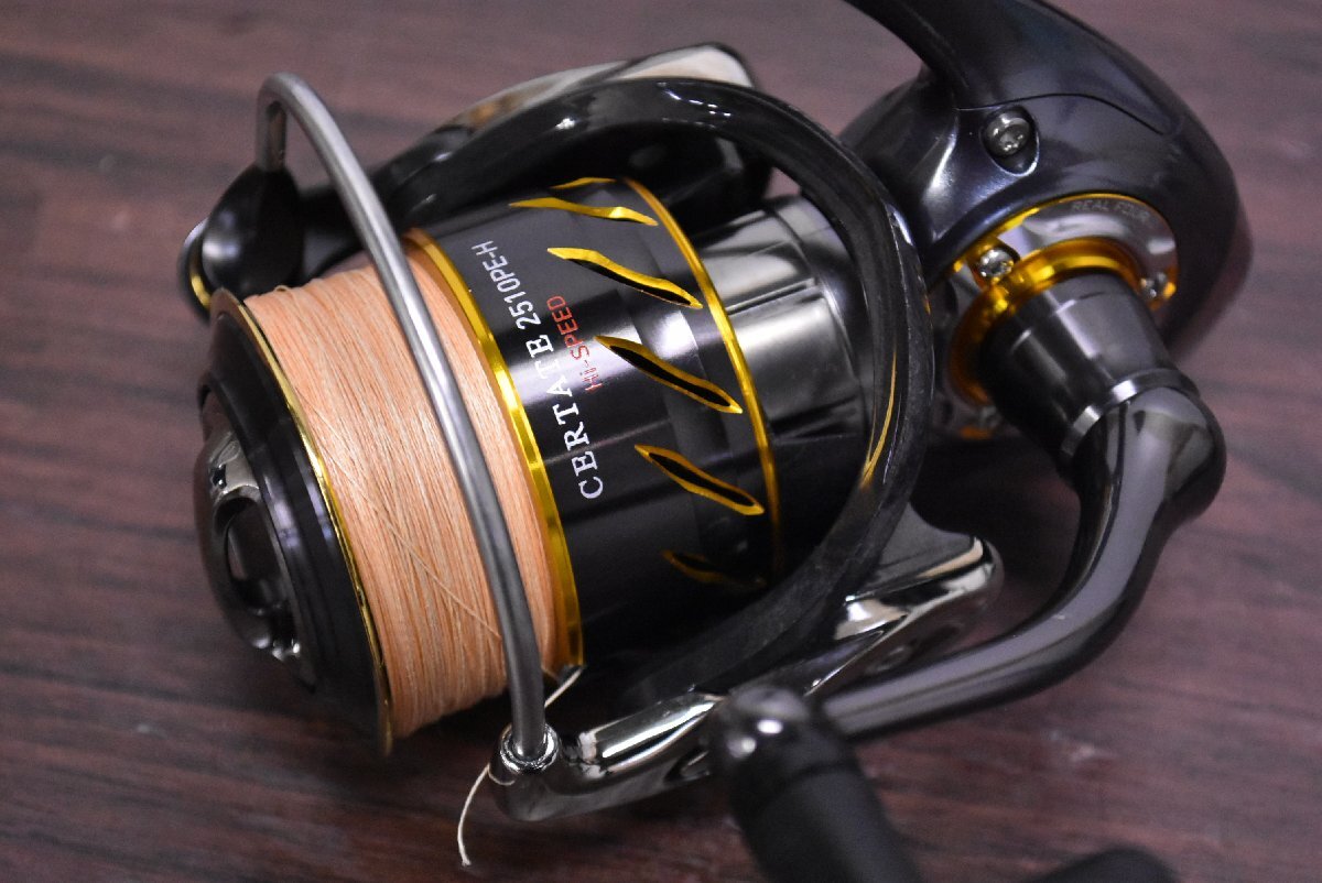 【人気モデル☆1スタ】ダイワ 13 セルテート 2510PE-H DAIWA CERTATE スピニングリール シーバス ブラックバス等に（CKN_O1）_画像2