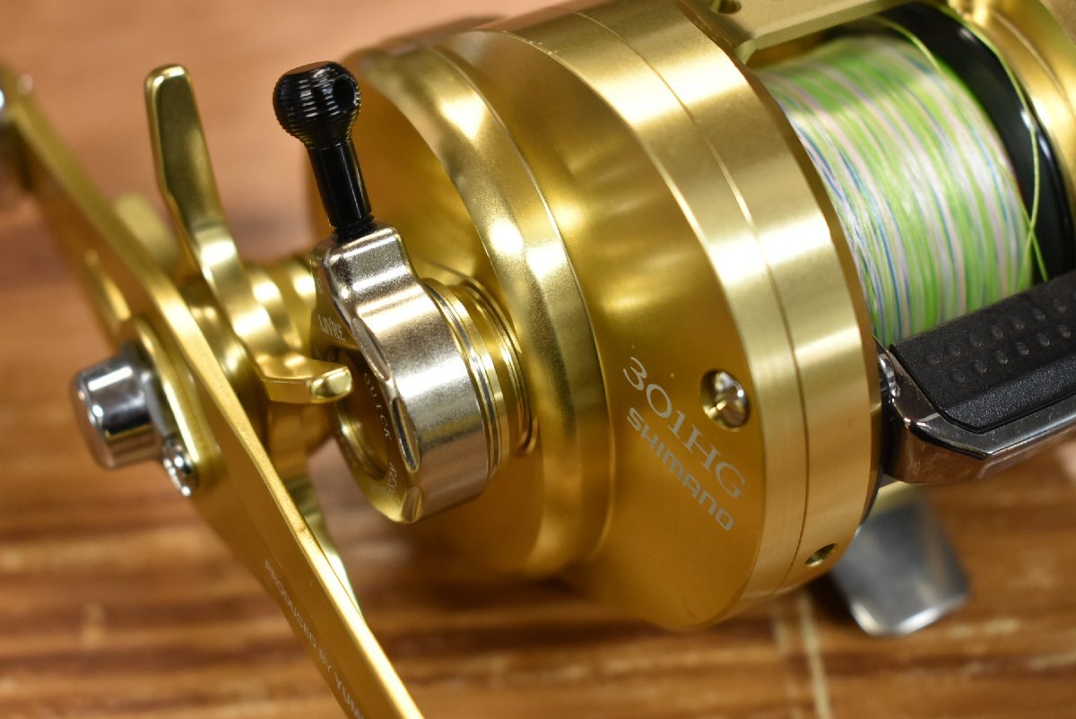 【人気モデル☆】シマノ 15 オシアコンクエスト 301HG 夢屋 パワーバランスハンドル リブレ Q.R.A 付き SHIMANO OCEA CONQUEST（KKM_O1）_画像3