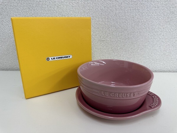 A104-X-29 ル・クルーゼ LE CREUSET プレート・オン・ディッシュ 910458-00 現状品①の画像1