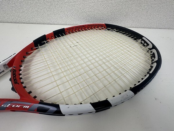 B022-S3-13926 BabolaT AERO STORM 2007 バボラ アエロ ストーム テニスラケット 現状品①_画像2