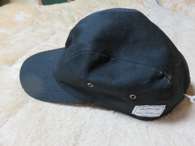 EDIT CLOTHING キャップ 帽子 ぼうし サイズフリー 後部でサイズ調整ができます ブラック 黒色 家庭保管品 未使用_画像1