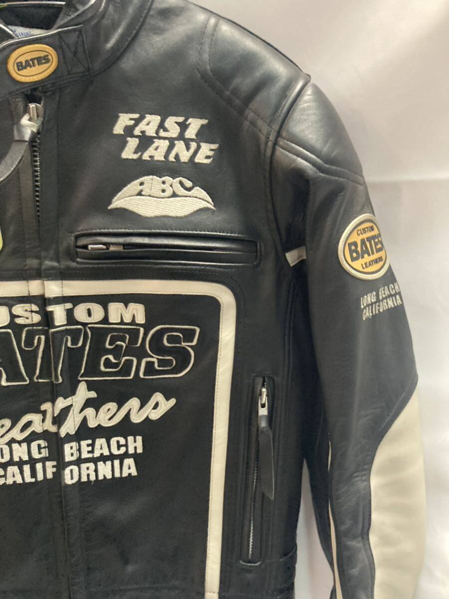  selling out!BATES leather jacket!S size there there beautiful goods 