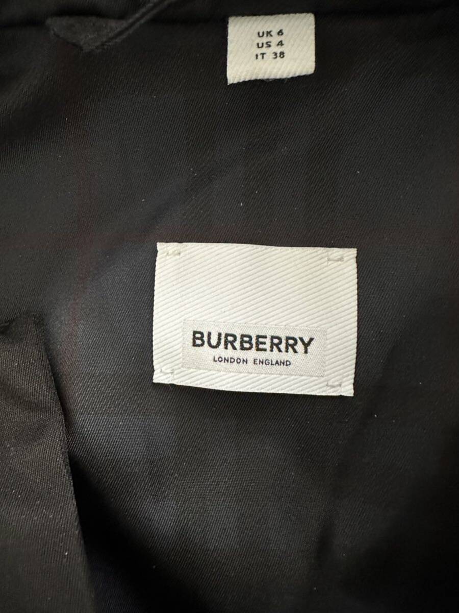 バーバリー　Burberry　2021SS　ナイロンコート　ブラック×ブルー　_画像3