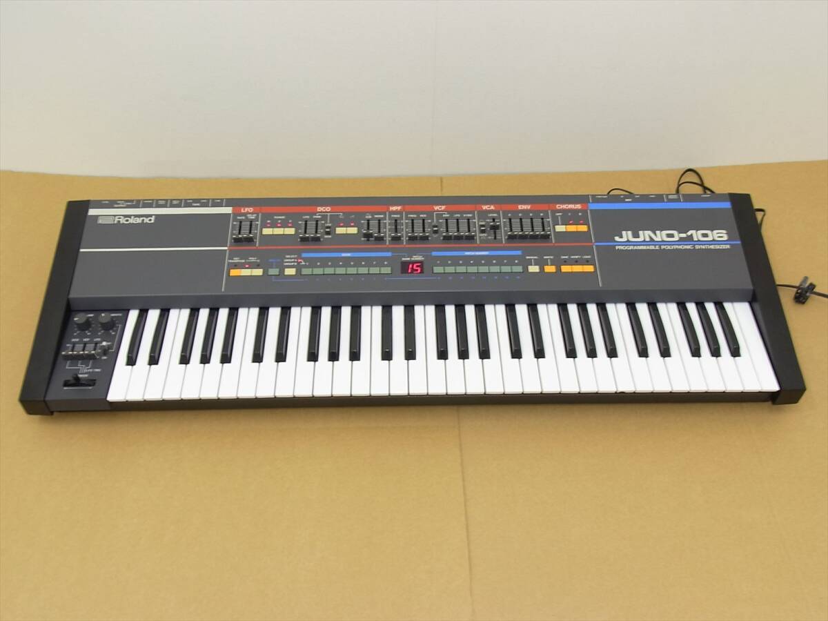 【ジャンク】Roland JUNO-106 シンセサイザー Yahoo!オークション - Roland JUNO-106 シンセサイザー ジャンク品