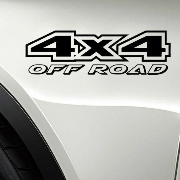 ■4X4 Off-road 四駆◆３Dカラー ステッカー デカール/19cm x 6cm◆ 4WD オフロード クロカンにジムニーJB64ランクル プラド/定形発送 OK_画像2