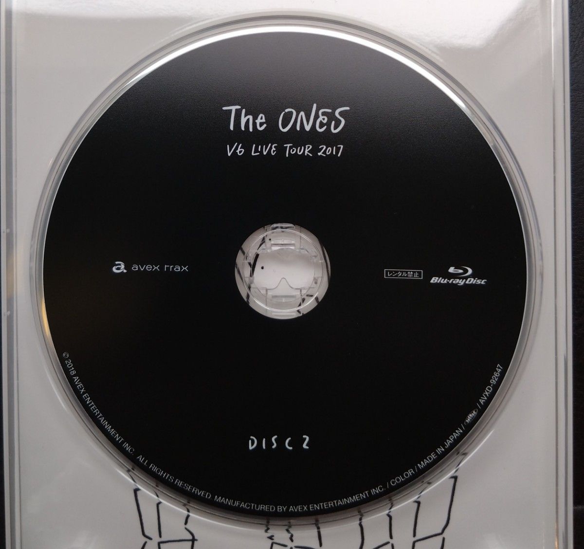 V6 LIVE TOUR 2017 The ONES 2枚組Blu-ray セル版