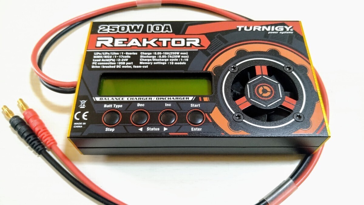 TURNIGY★REAKTOR★リアクター★250W 10A★充放電器★モーター慣らし★AC電源アダプターセット★ミニ四駆★ラジコン_画像3